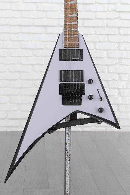 Jackson X Series Rhoads RRX24 - Battle Ship Gray with Black Bevels