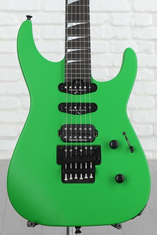 Jackson American Series Soloist SL3 Electric Guitar - Satin Slime Green