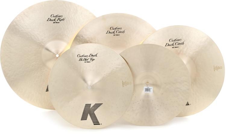 Zildjian K Custom Dark Cymbal Set - 14/16/18/20 inch