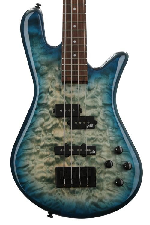 Spector Legend 4 Neck-Thru Bass Guitar - Faded Blue Gloss | Sweetwater