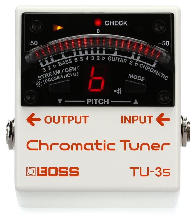 Boss TU-3S Chromatic Tuner Sweetwater
