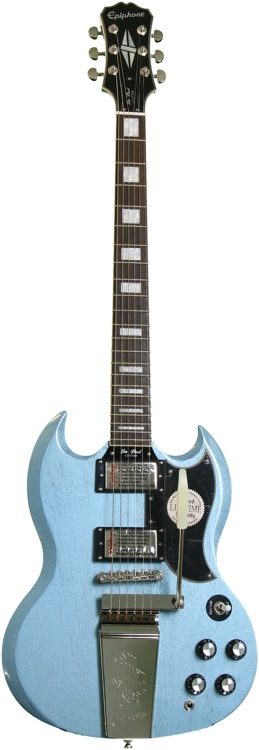 Epiphone LTD SG Custom with Maestro - TV Pelham Blue