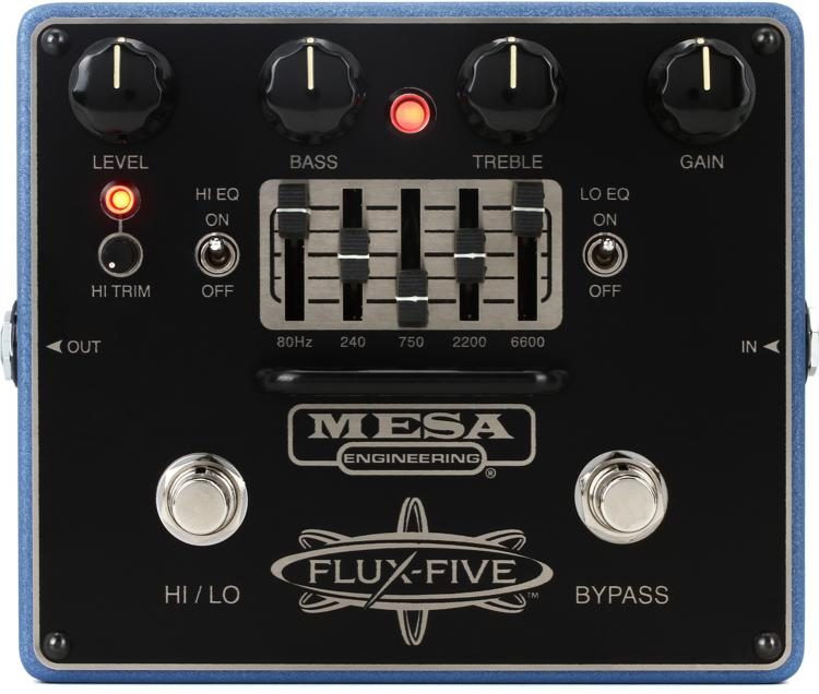 Mesa/Boogie Flux-Five Overdrive Pedal with 5-band EQ