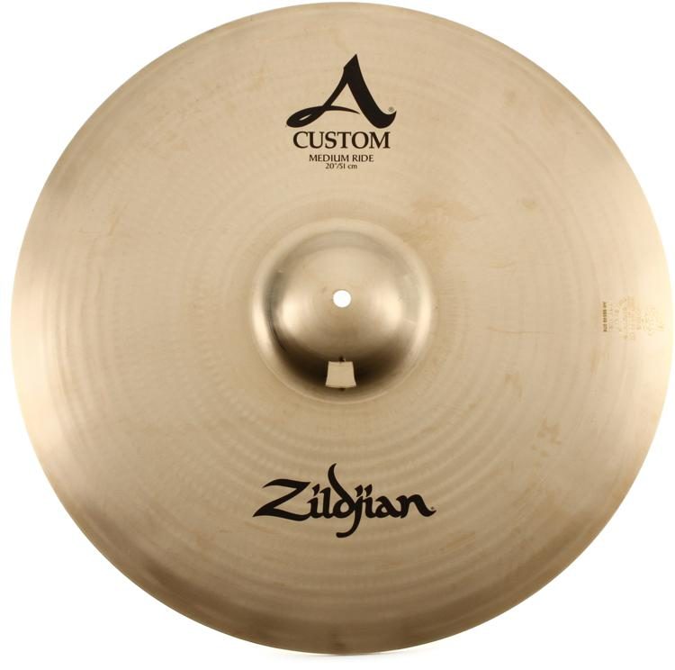 Zildjian 20 inch A Custom Medium Ride Cymbal | Sweetwater