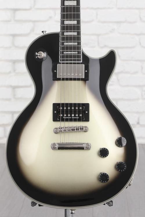 Epiphone  Adam Jones Les Paul Custom Art Collection: Korin Faught's  “Sensation” Antique Silverburst