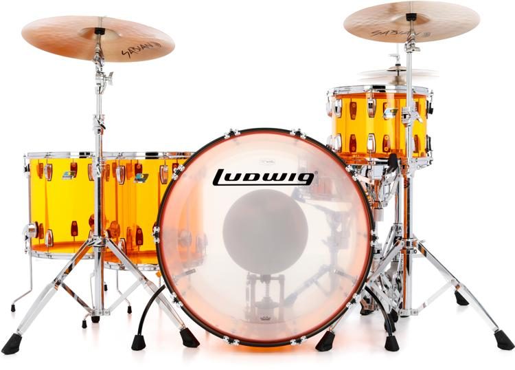 ludwig vistalite drum set