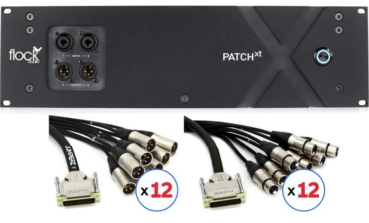 Flock Audio Patch XT 192point Digitally Controlled Analog Patchbay and