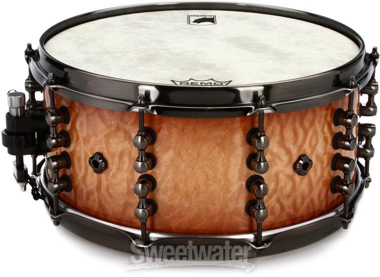 Mapex Black Panther Design Lab Versatus Snare Drum - 14 x 6.5 inch - Peach  Burl Burst