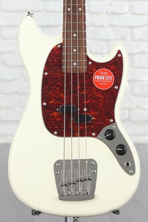 Squier Classic Vibe '60s Mustang Bass - Olympic White | Sweetwater