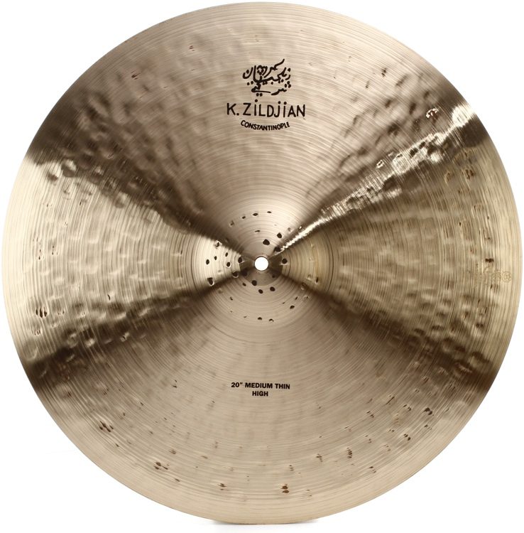 Zildjian 20 inch K Constantinople Medium Thin Ride Cymbal - High