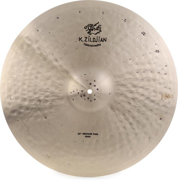 Zildjian 20 inch K Constantinople Medium Thin Ride Cymbal - High 