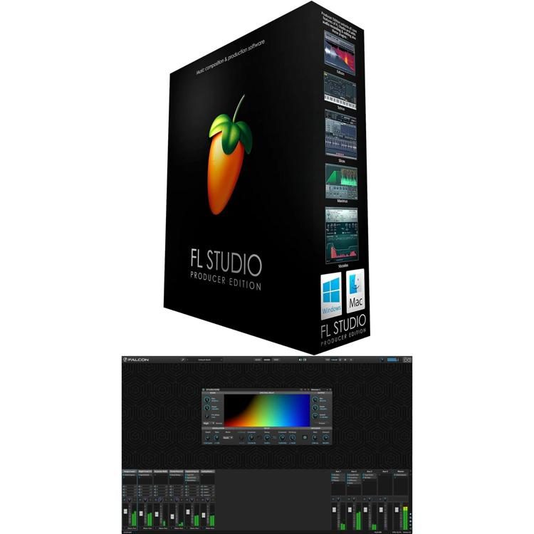 Image Line FL Studio Producer Edition and UVI Falcon  Hybrid Synthesizer  Bundle | Sweetwater