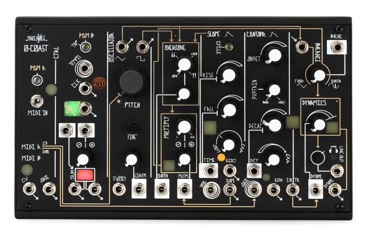 Make Noise 0 Coast Semi Modular Analog Desktop Synthesizer Sweetwater