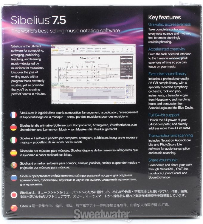 Sibelius 7.5 full