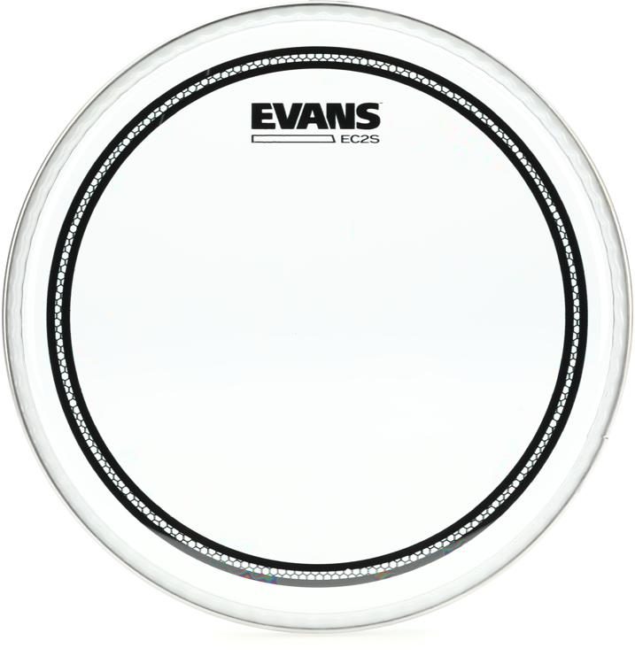 Evans EC2 Series TT08EC2S Resonant Two Ply 8" Clear Drumhead Drum Head 