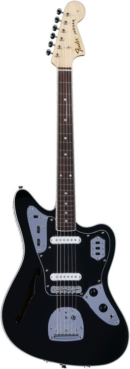 Fender Special Edition Jaguar Thinline - Black | Sweetwater