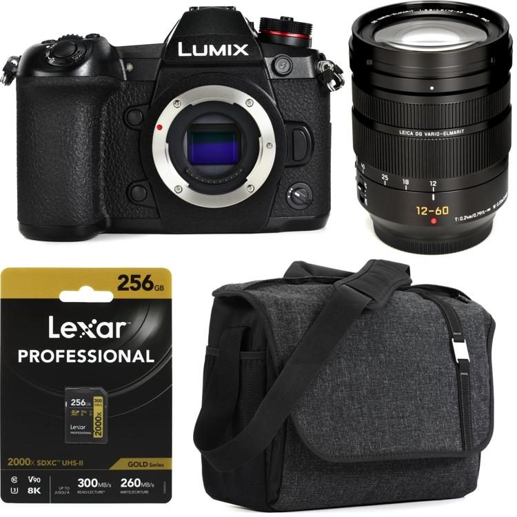 Ellende Kruiden Niet verwacht Panasonic Lumix G9K Mirrorless Camera and H-ES12060 12-60mm Lens Essentials  Bundle | Sweetwater