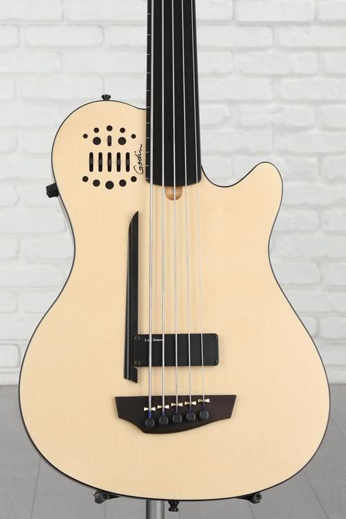 Godin A5 Ultra Fretless Bass Guitar - Natural