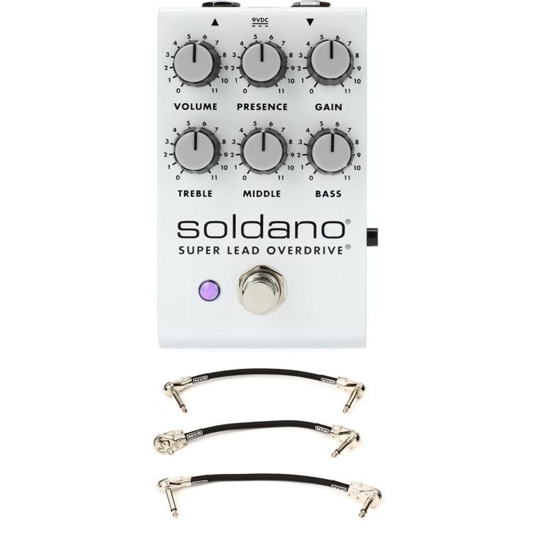 Soldano Super Lead Overdrive Pedal with 3 Patch Cables | Sweetwater