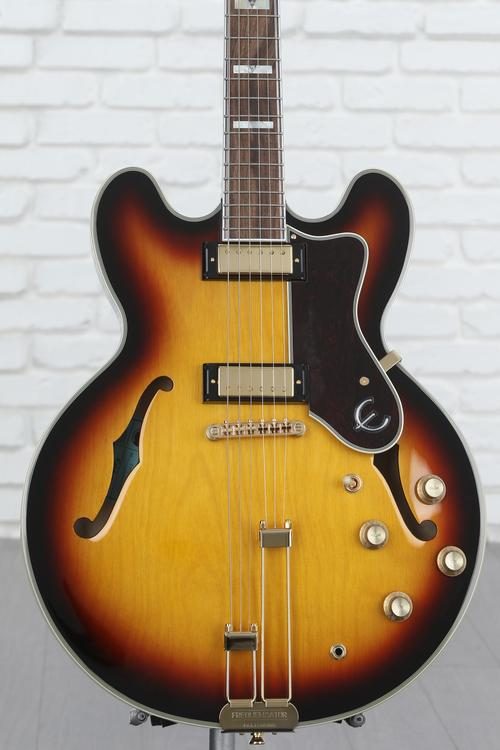 Epiphone Sheraton Frequensator Semi-hollowbody Electric Guitar - Vintage  Sunburst