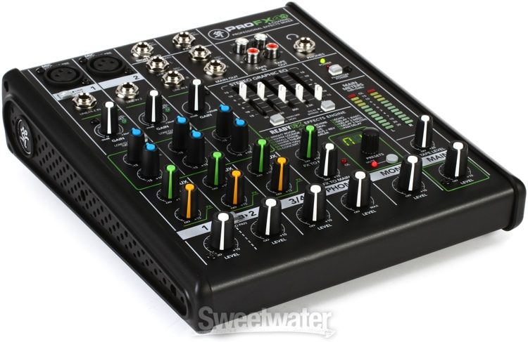 PROFX4V2 4 Channel Unpowered Mackie Mixer