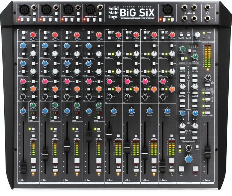 Solid State Logic BiG SiX 18-input Desktop Analog Mixer and ...