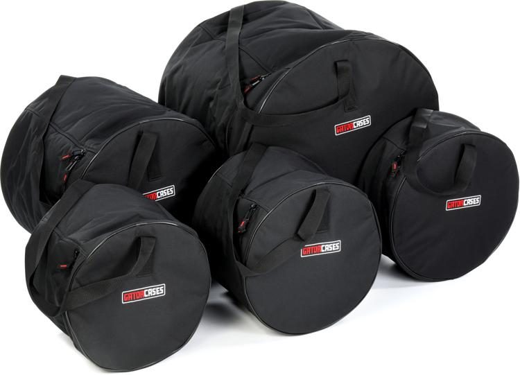 XSPRO DGB-XS7 7 Piece Standard Deluxe Padded Drum Bag Set