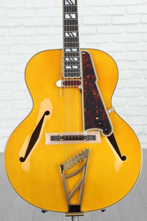 D'Angelico Excel Style B Hollowbody Electric Guitar - Amber | Sweetwater