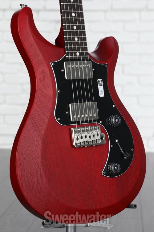 PRS S2 Standard 24 Electric Guitar - Satin Vintage Cherry | Sweetwater