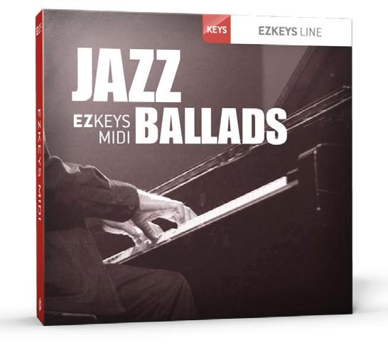 Toontrack Jazz Ballads EZkeys MIDI Sweetwater