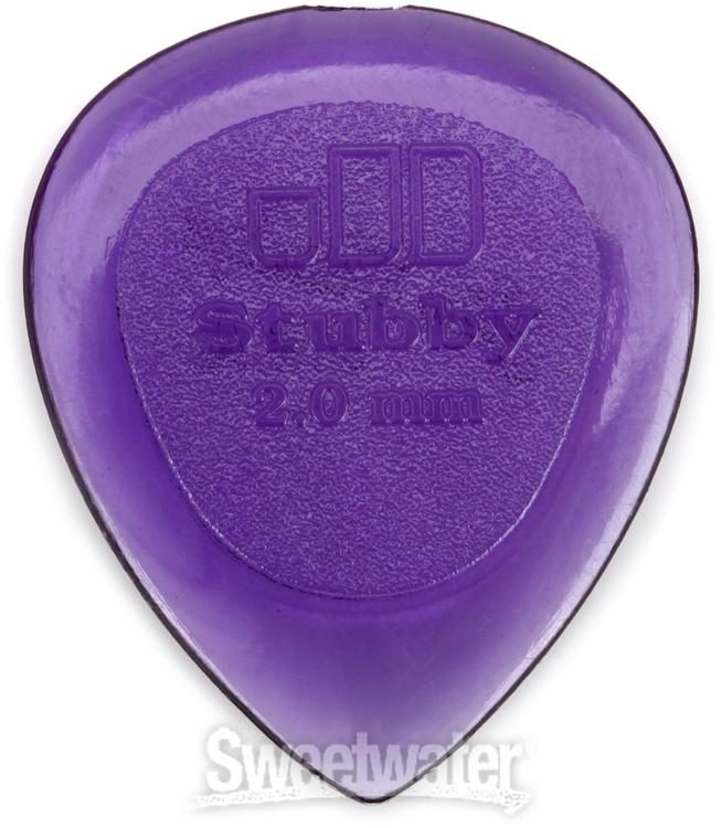 Picks Jim Dunlop 474P1.0 Stubby Jazz Players Pk 1.0 6