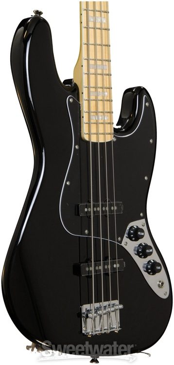 Squier '77 Vintage Modified Jazz Bass - Black Reviews | Sweetwater