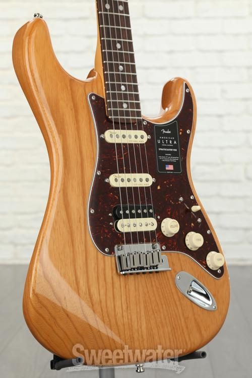 fender american ultra stratocaster hss aged natural