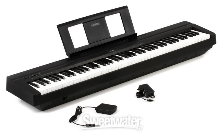 88 gewichtete Tasten Graded-Hammer-Standard-Tastatur Yamaha P-45 B Stagepiano 