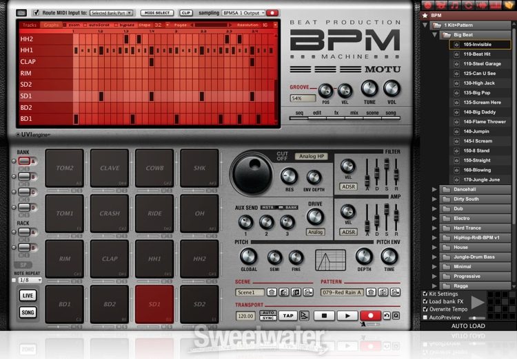 MOTU BPM 1.5 Rhythm Production Software | Sweetwater