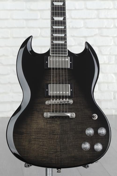 Epiphone SG Modern Figured Electric Guitar - Trans Black Fade