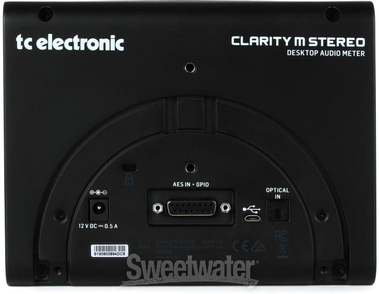 Tc Electronic Clarity M Stereo Loudness Meter Sweetwater