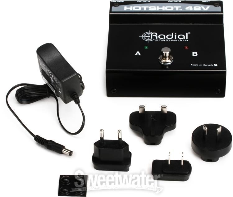 Radial HotShot 48V Condenser Microphone Switcher