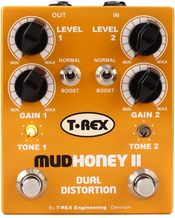 T-Rex Mudhoney II Twin-channel Distortion Pedal
