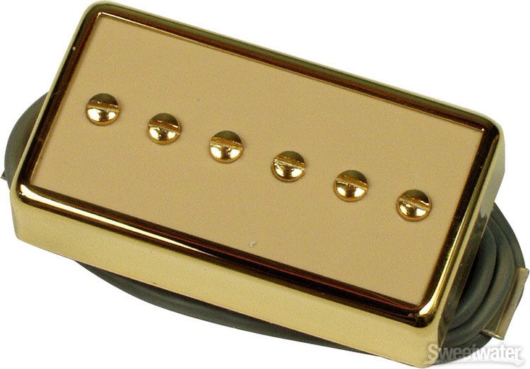 Gibson Accessories P-94R Humbucker-Sized P-90 - Creme w/Gold