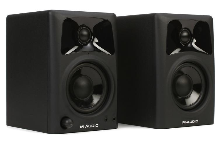 Pair Compact Active Desktop Reference Studio Speakers M-Audio M-Audio AV32 