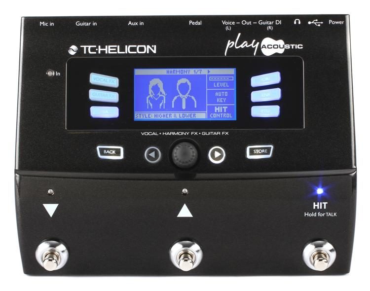 carbón agenda cerca TC-Helicon VoiceLive Play Acoustic Guitar and Vocal Effects Processor Pedal  | Sweetwater