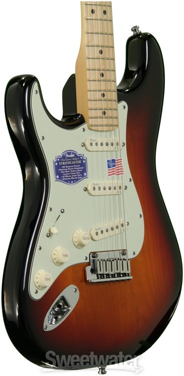 Fender American Deluxe Strat - 3-Color Sunburst, Left Hand