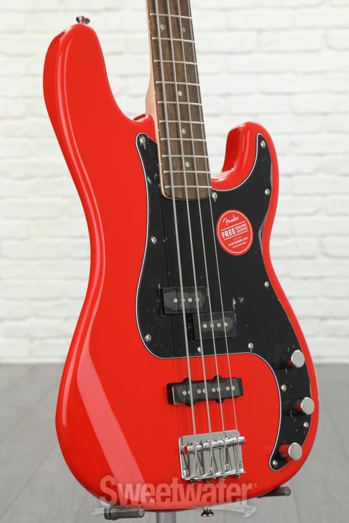 Squier Affinity Series Precision Bass PJ - Race Red with Indian Laurel  Fingerboard