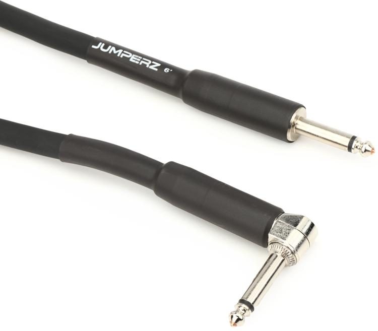 JUMPERZ JZSP122QQ6RA Guitar Amp Speaker Cable with Rightangle