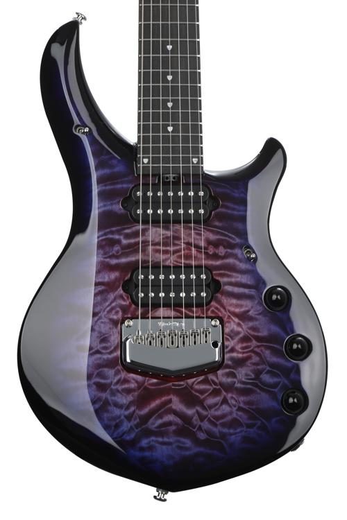 ernie ball music man majesty purple nebula