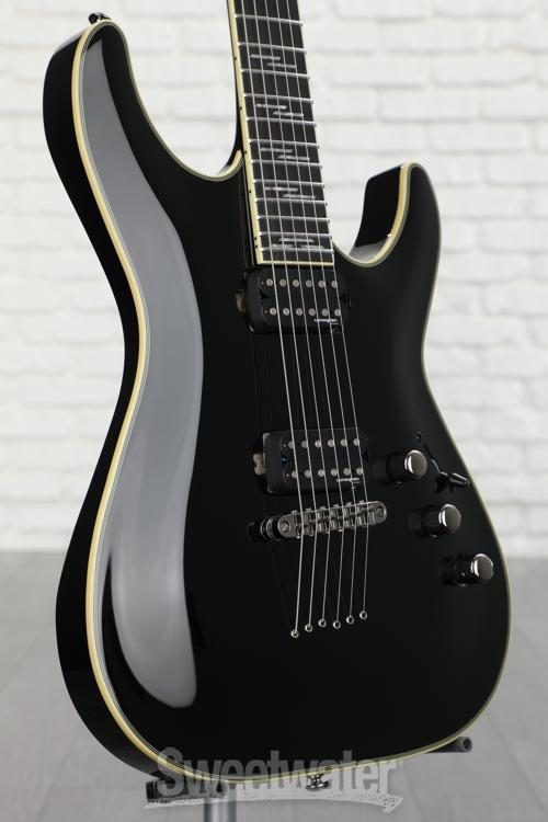 Schecter C-1 Blackjack Electric Guitar - Black Gloss