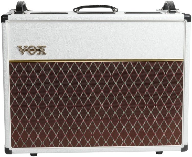 tabe ide dækning Vox AC30C2 Limited White Bronco - 30-watt 2x12" Guitar Combo Amp |  Sweetwater