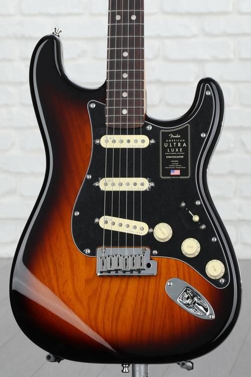 Fender American Ultra Luxe Stratocaster - 2-Color Sunburst, Rosewood Fingerboard