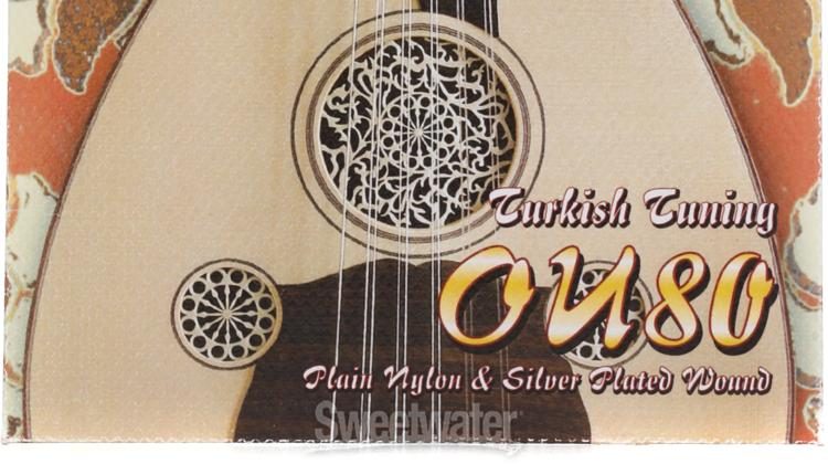La Bella OU80 Nylon Oud String Set Turkish Tuning 
